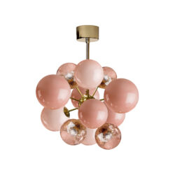 Lady V Small Chandelier - 12 Light - Pink