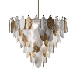 Peacock Large Chandelier - 18 lights - Santorini