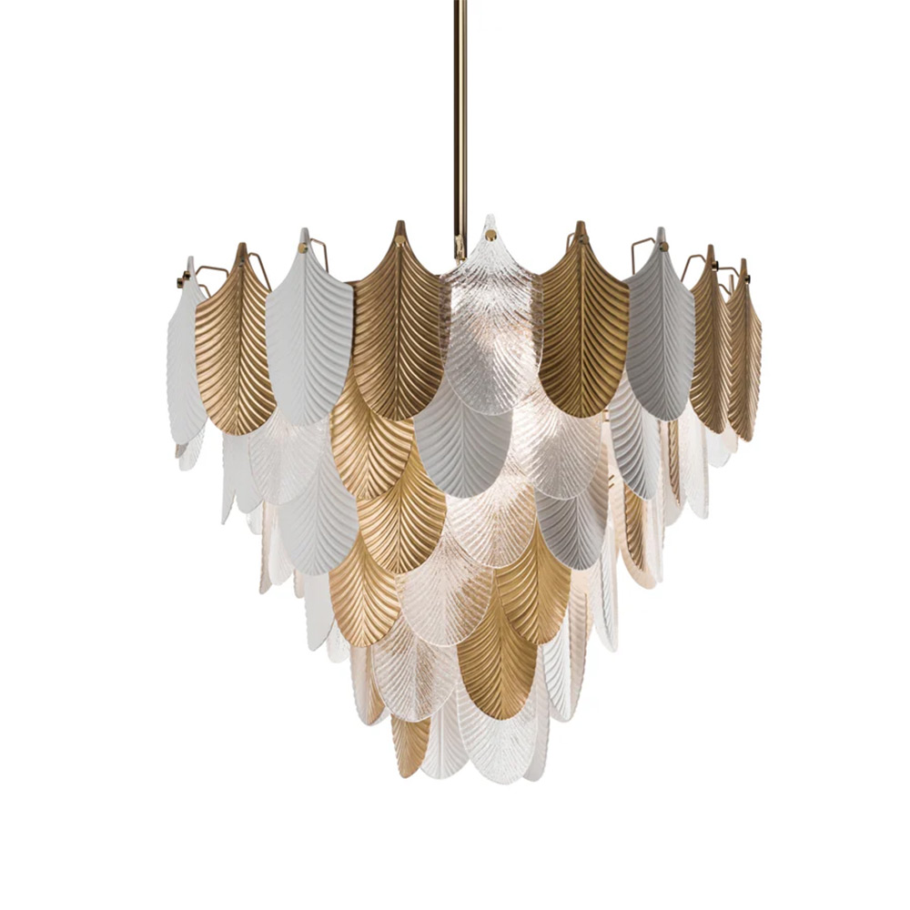 Peacock Medium Chandelier - 12 lights - Santorini