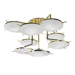 Venusia Large Chandelier - 16 lights - Gold